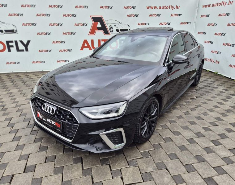 Audi A4 40 TDI S-tronic S-line Quattro, Šiber, Koža, 360kam, Navi, Led, 18"