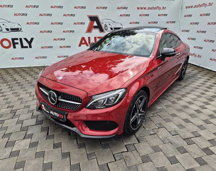 Mercedes-Benz C-klasa Coupe 250d AMG Designo, Burmester, 360kam,ILS