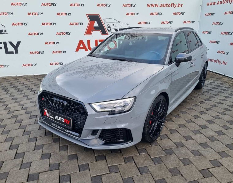Audi RS3 2.5 TFSI Quattro Sportback, B&O, Virtual, Navi, Miltek, 19"